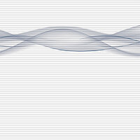 Wabenplissee mit wellenförmigem Linienmuster in Graublau – Dessin „Wave W4 6646“.