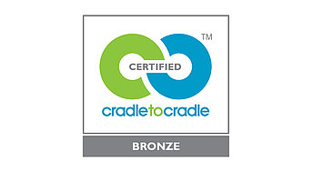 Cradle to Cradle Certified® Logo in Bronze für nachhaltige und kreislauffähige Produkte